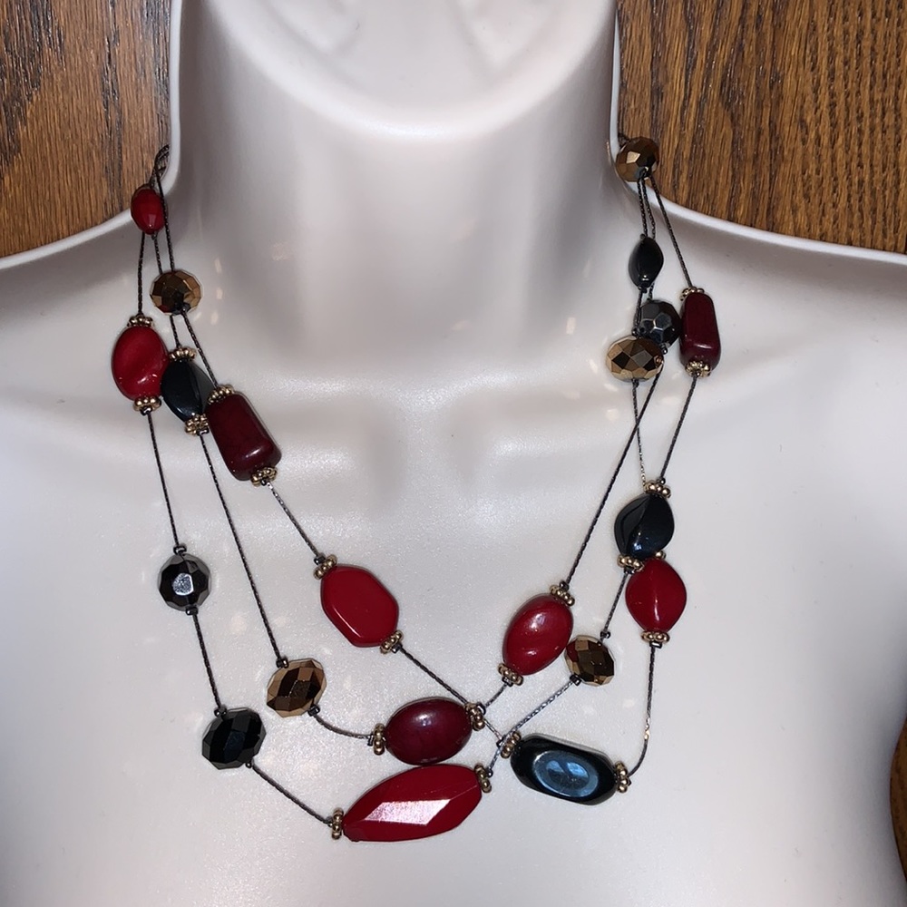 💥$10 SALE💥 NWT Erica Lyons Beaded Necklace - Picture 11 of 11